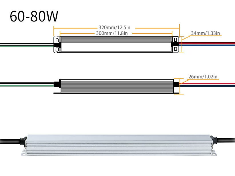 30-100W防水電源12V/24V/36V48V